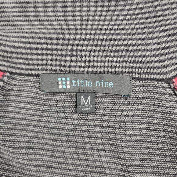 Title Nine Asymmetrical Full Zip Cardigan Sweater Size M - Picture 5 of 7